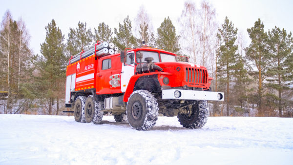 Пожарная автоцистерна АЦ-6,0-70 Урал 5557